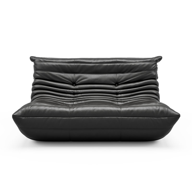 Trule Armless Large Faux Leather 2Seat Bean Bag Sofa & Reviews Wayfair